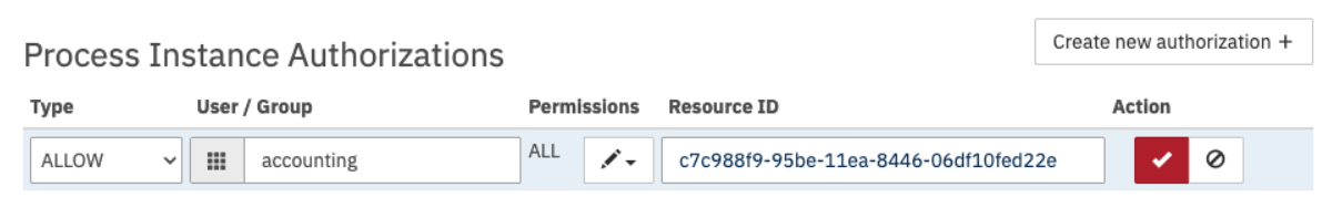 admin grant permissions to single process 3
