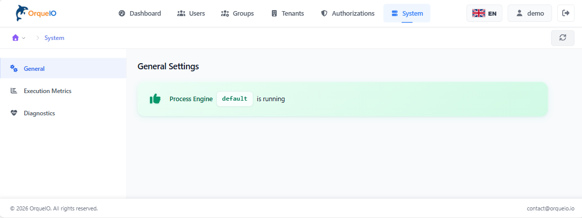 admin system general