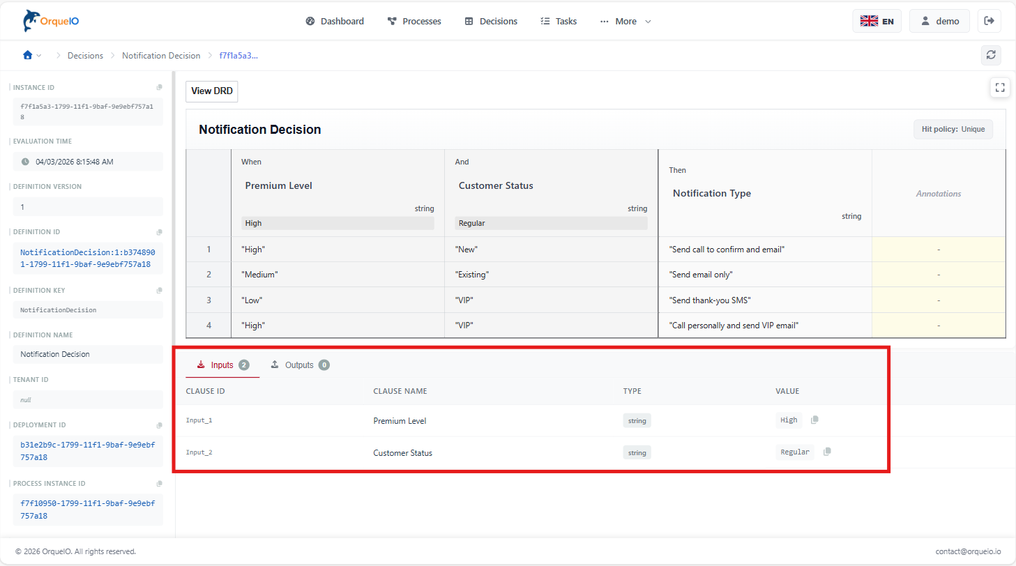 cockpit decision instance